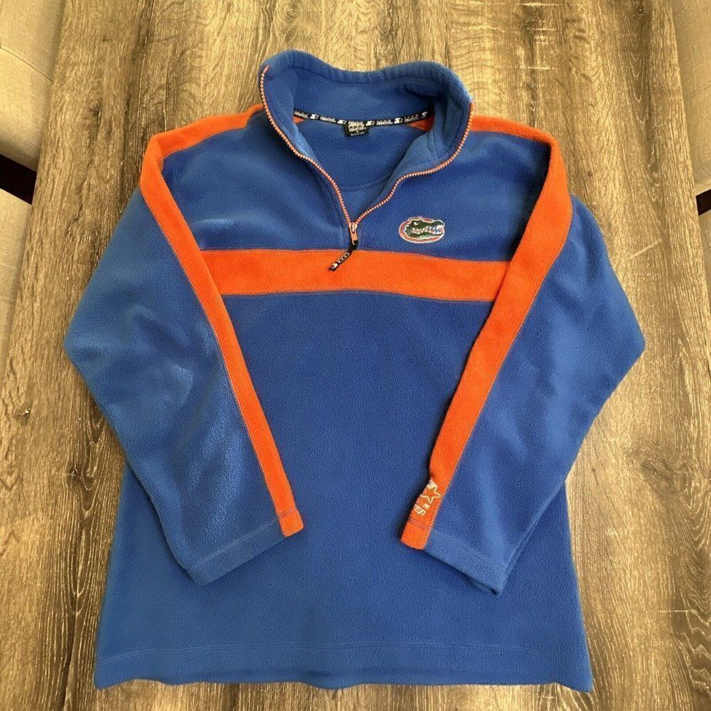 Starter Florida Gators Team Orange & Blue Fleece Pullover Sweatshirt